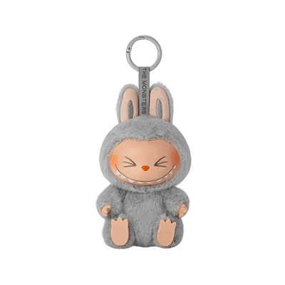 Labubu Have A Seat Monster Plush Keychain - 1 PC (HeHe Gray)
