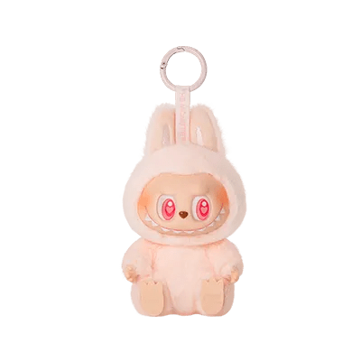 Labubu Have A Seat Monster Plush Keychain - 1 PC (DaDa Pink)