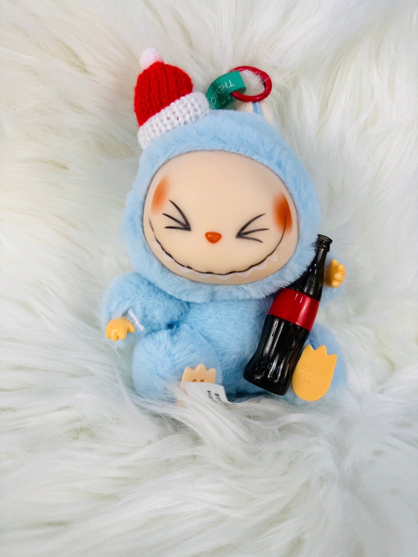 Labubu Monster Coca-Cola Series Plush Keychain Blind Box - 1 PC