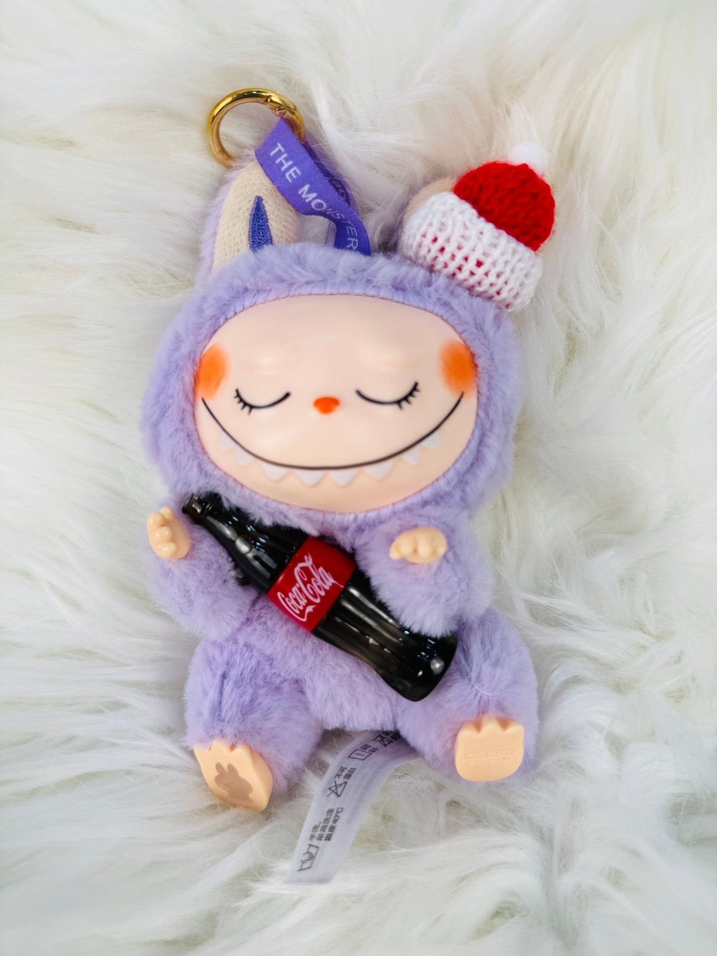 Labubu Monster Coca-Cola Series Plush Keychain Blind Box - 1 PC