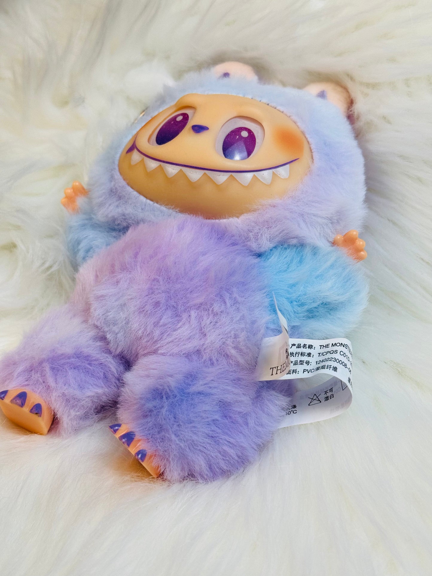 Labubu Big Into Energy Monster Plush Keychain - 1 PC (Purple)