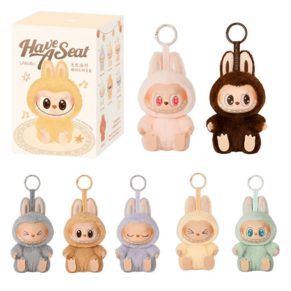 Labubu Have a Seat Monster Plush Keychain Blind Box (Random Character) - 1 PC